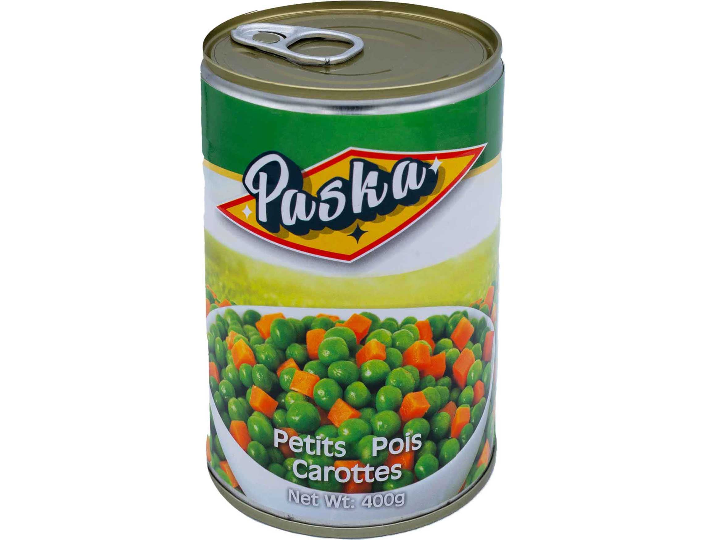 Green peas ans carrots